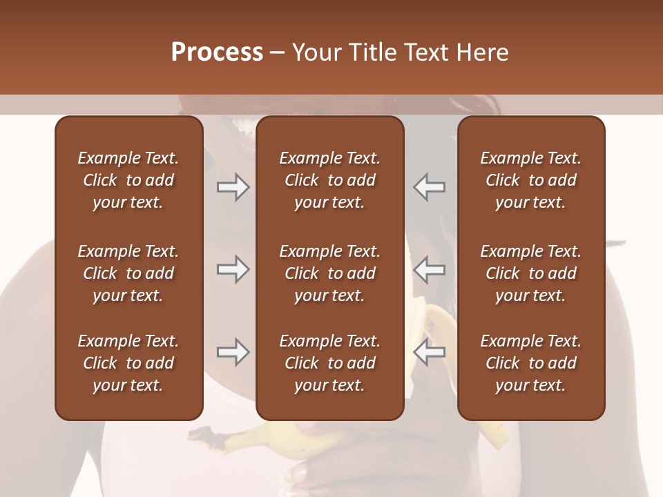 Africanamerican Happiness White PowerPoint Template