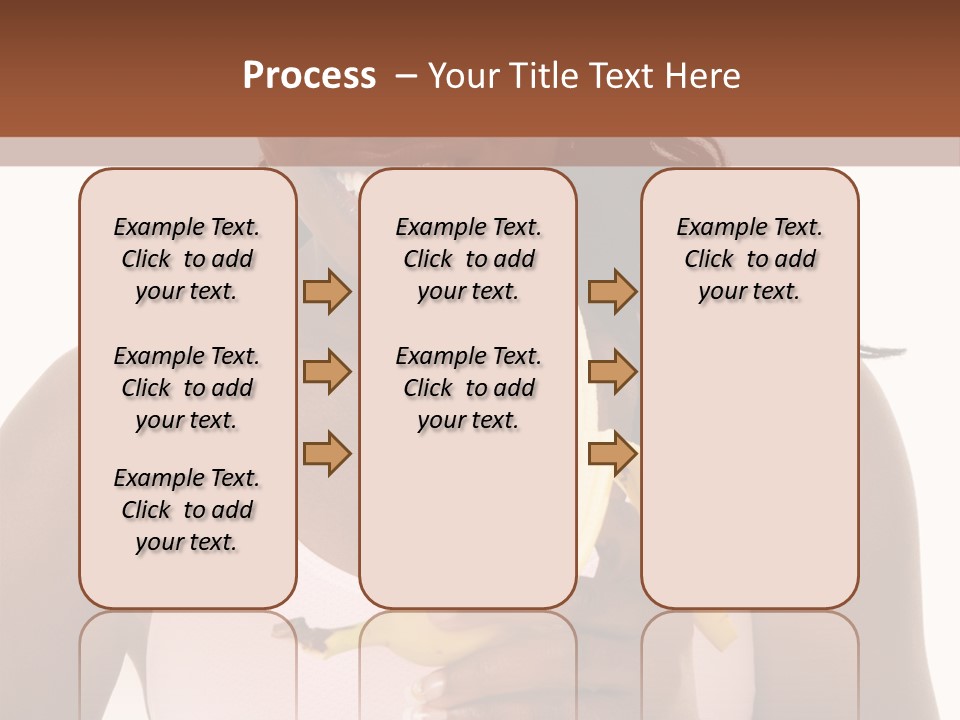 Africanamerican Happiness White PowerPoint Template