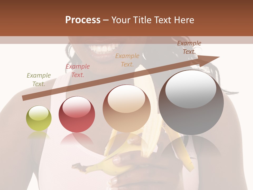 Africanamerican Happiness White PowerPoint Template