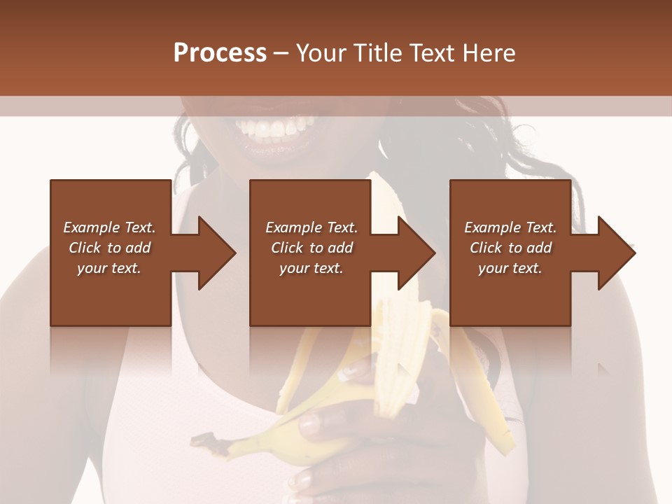 Africanamerican Happiness White PowerPoint Template