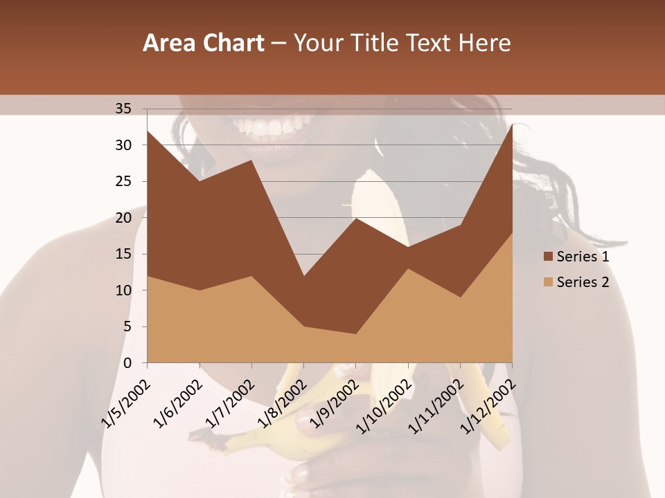 Africanamerican Happiness White PowerPoint Template