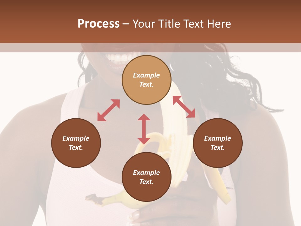 Africanamerican Happiness White PowerPoint Template