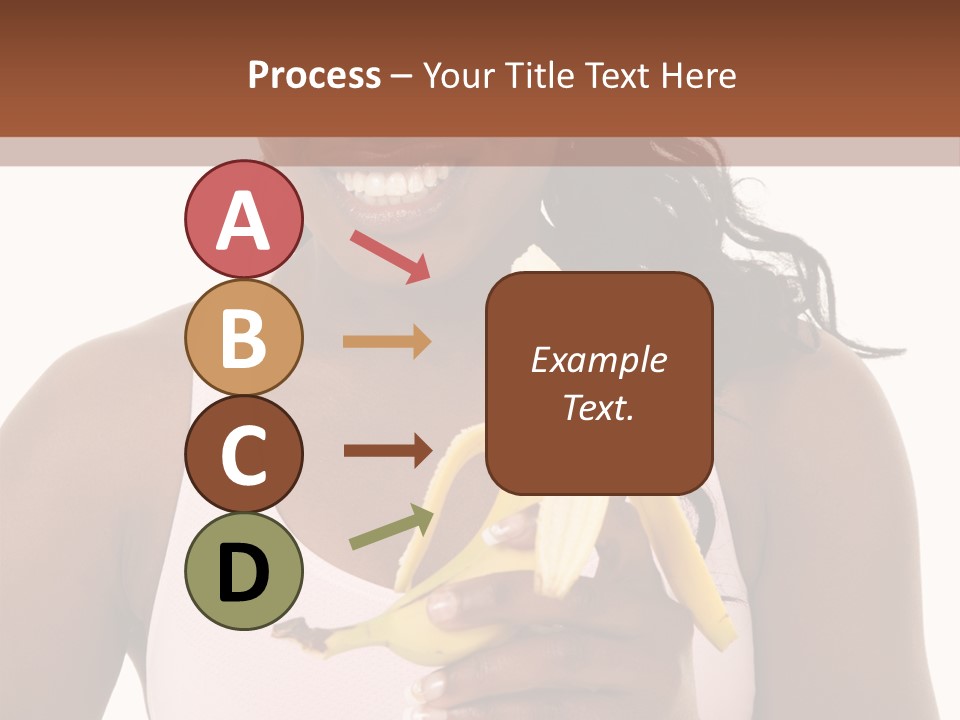 Africanamerican Happiness White PowerPoint Template