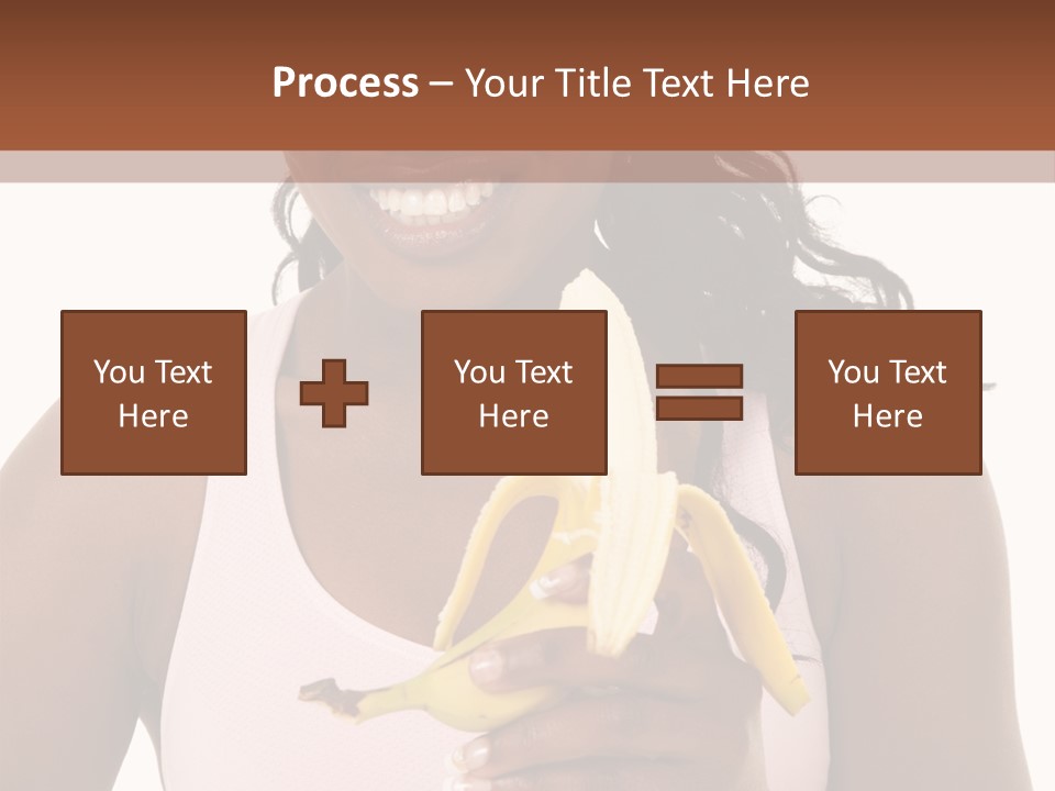 Africanamerican Happiness White PowerPoint Template