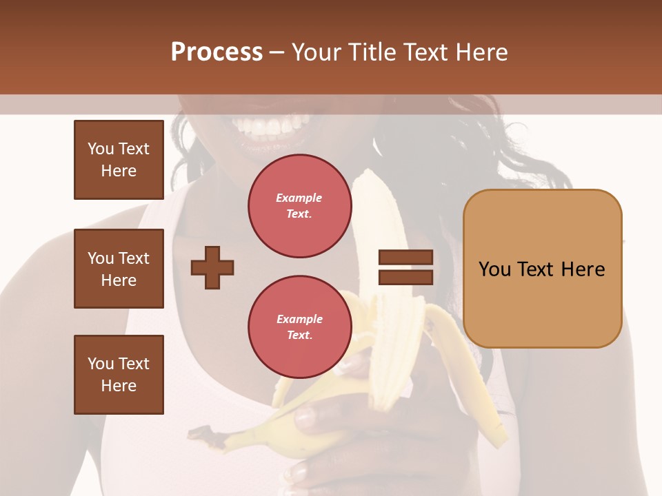 Africanamerican Happiness White PowerPoint Template
