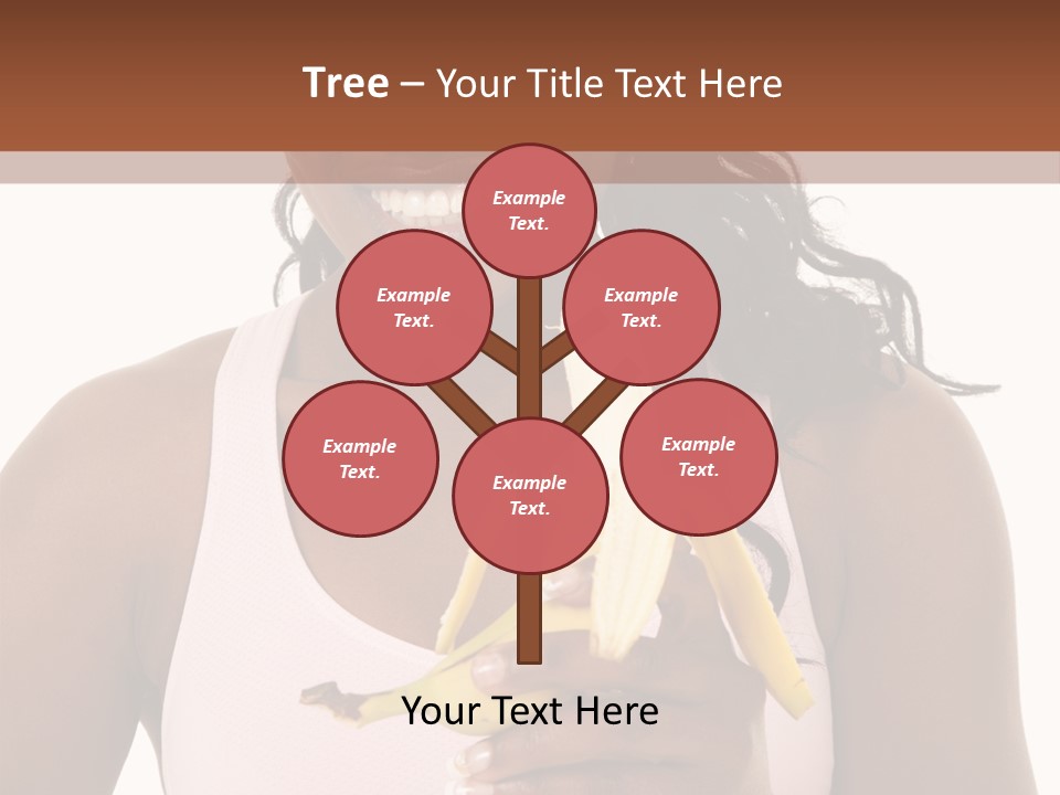 Africanamerican Happiness White PowerPoint Template