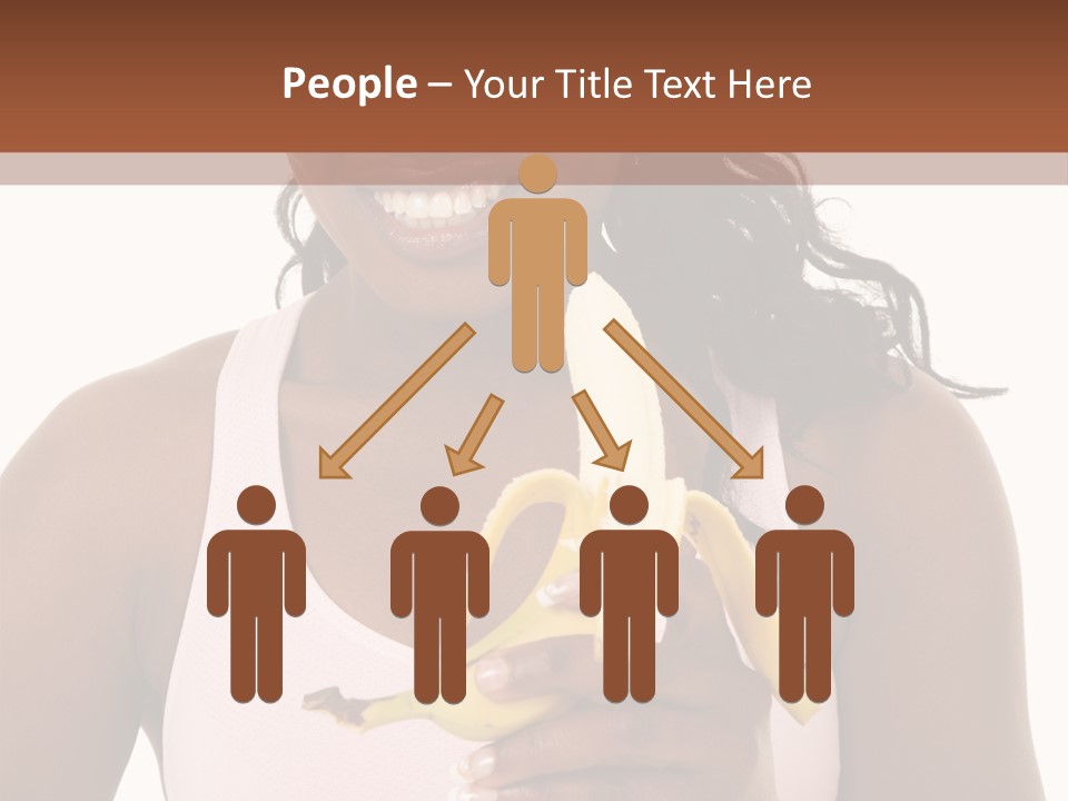 Africanamerican Happiness White PowerPoint Template