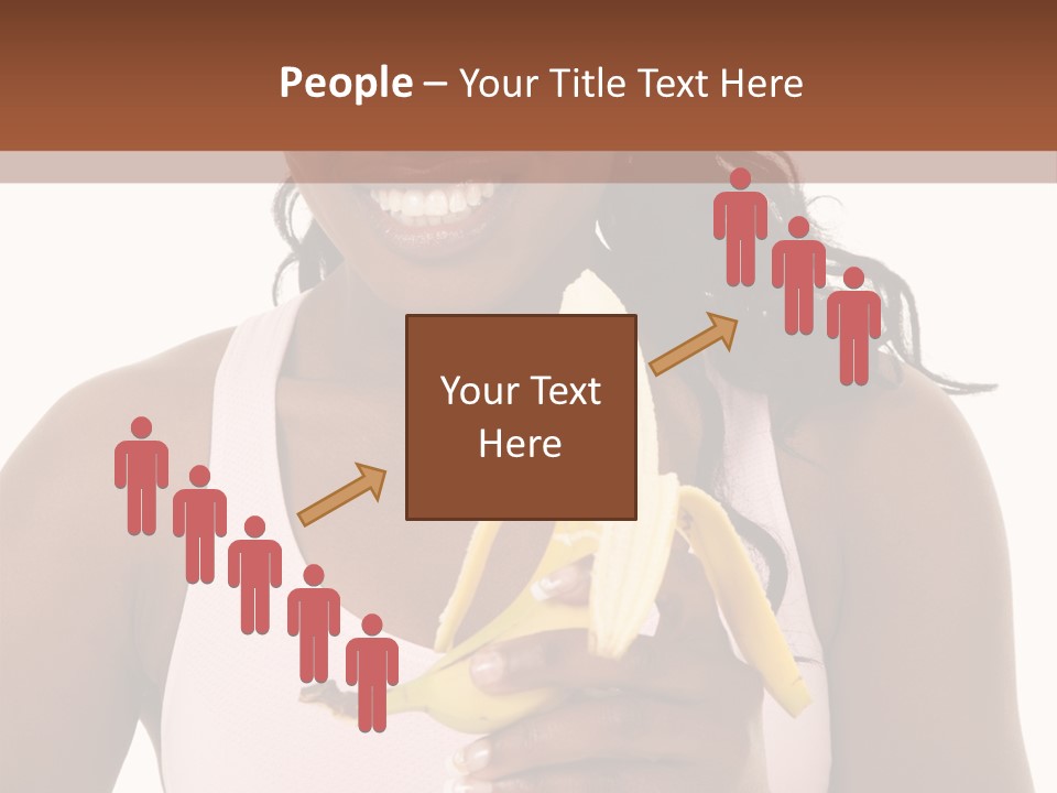 Africanamerican Happiness White PowerPoint Template