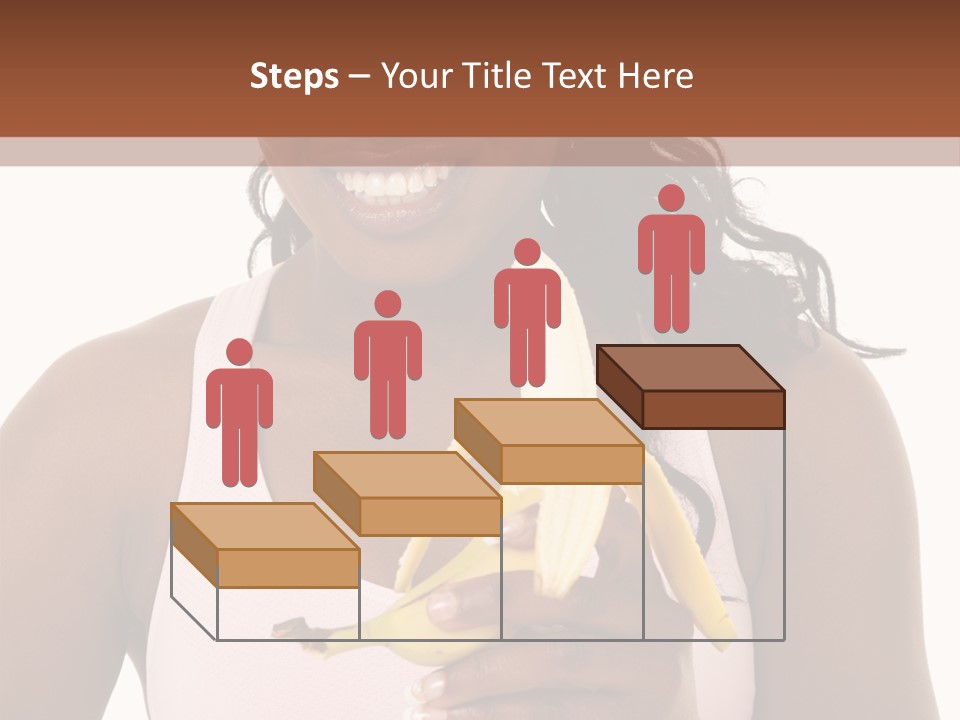 Africanamerican Happiness White PowerPoint Template