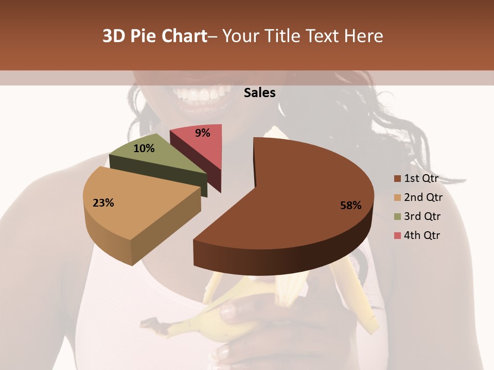 Africanamerican Happiness White PowerPoint Template