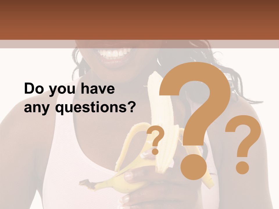 Africanamerican Happiness White PowerPoint Template