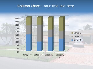 Palm Trees Brick Vehicle PowerPoint Template