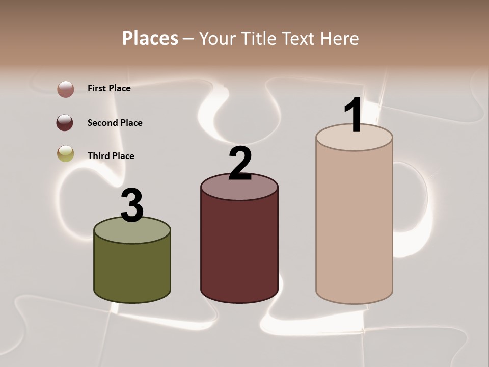 Cutout One Join PowerPoint Template