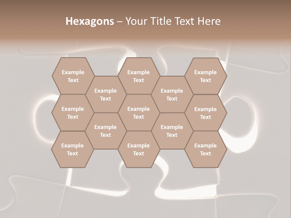 Cutout One Join PowerPoint Template