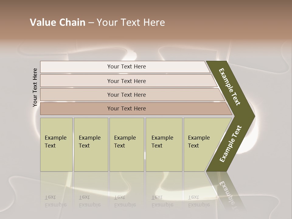 Cutout One Join PowerPoint Template