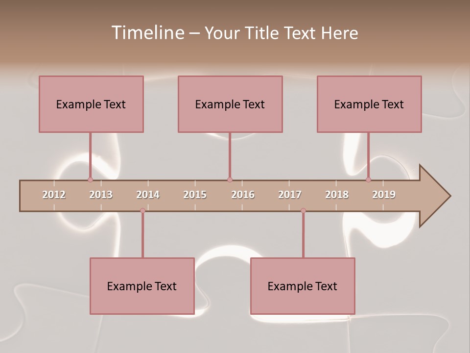 Cutout One Join PowerPoint Template
