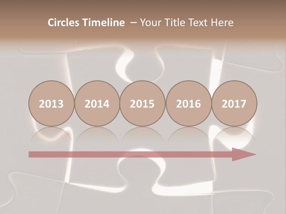 Cutout One Join PowerPoint Template