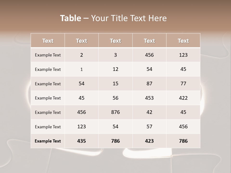 Cutout One Join PowerPoint Template