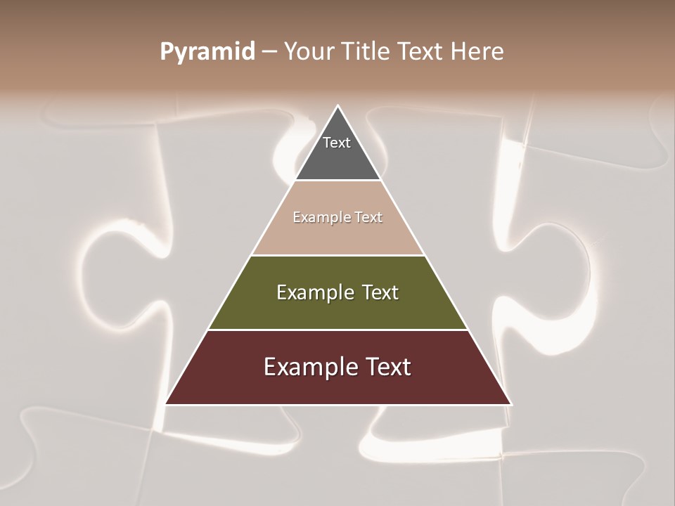 Cutout One Join PowerPoint Template