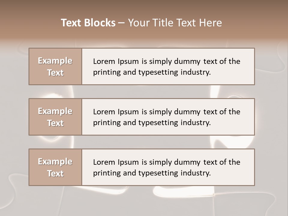 Cutout One Join PowerPoint Template
