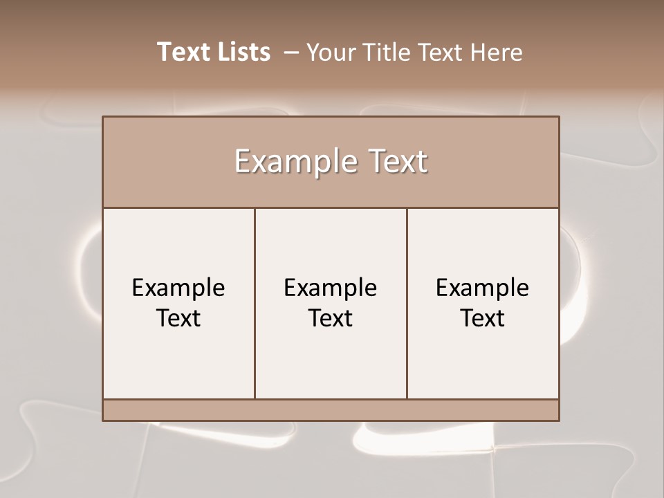 Cutout One Join PowerPoint Template