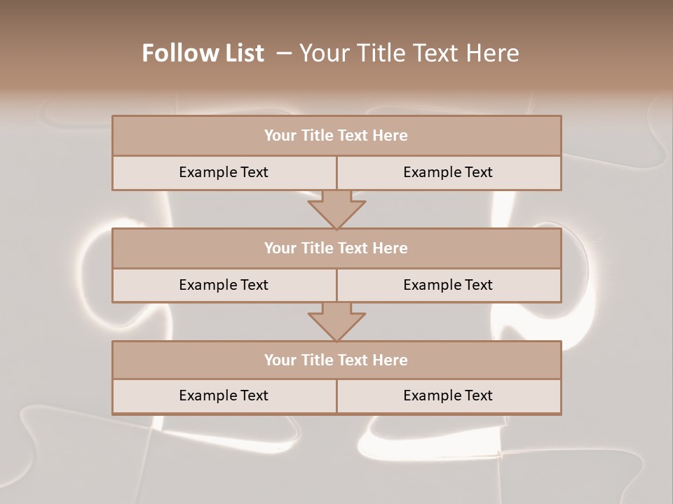 Cutout One Join PowerPoint Template