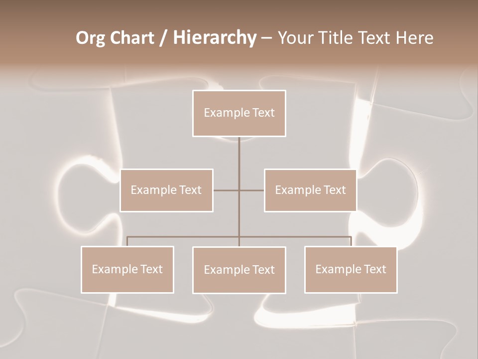 Cutout One Join PowerPoint Template