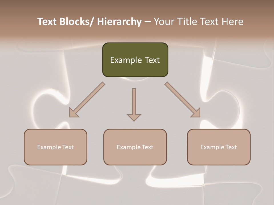 Cutout One Join PowerPoint Template