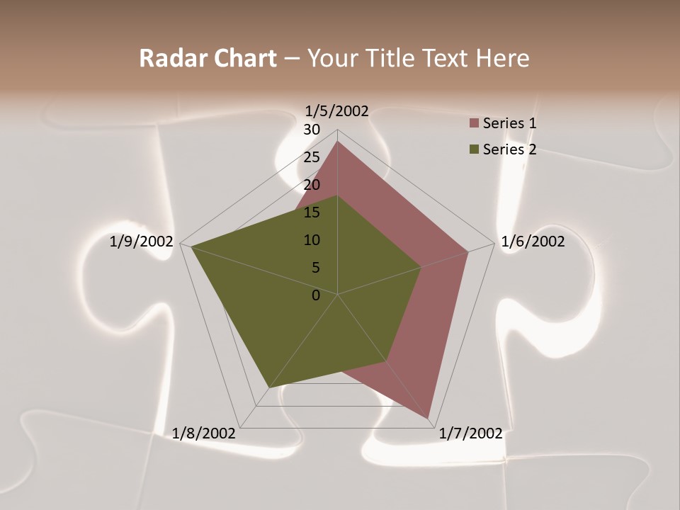 Cutout One Join PowerPoint Template