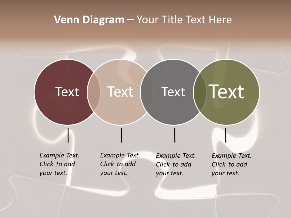 Cutout One Join PowerPoint Template