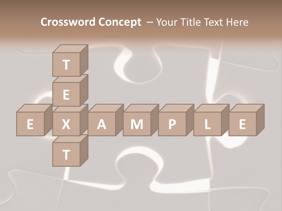 Cutout One Join PowerPoint Template