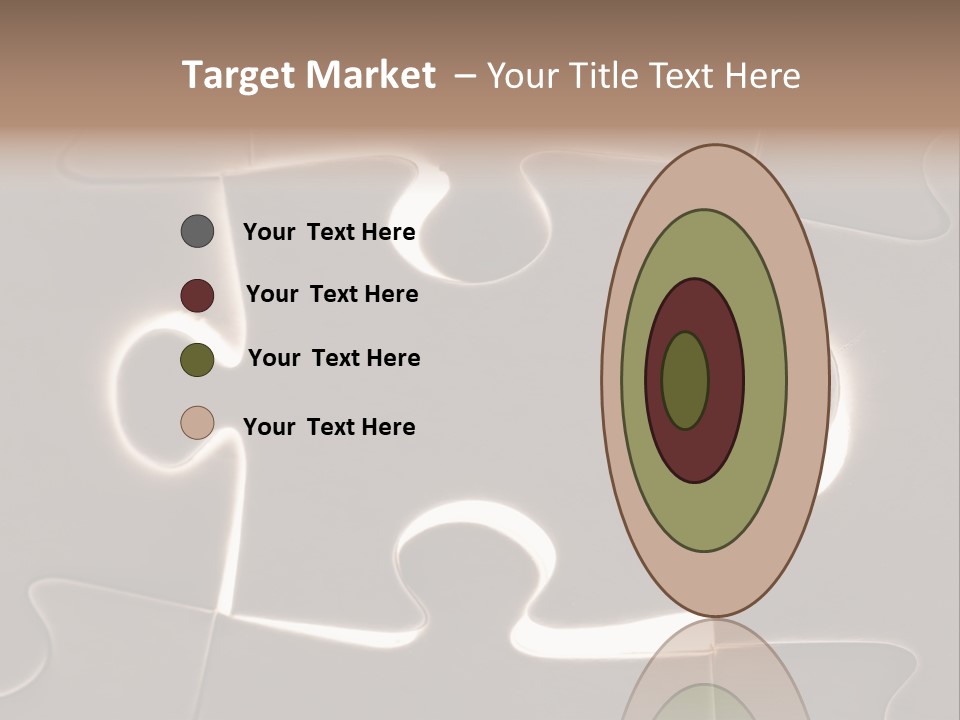 Cutout One Join PowerPoint Template