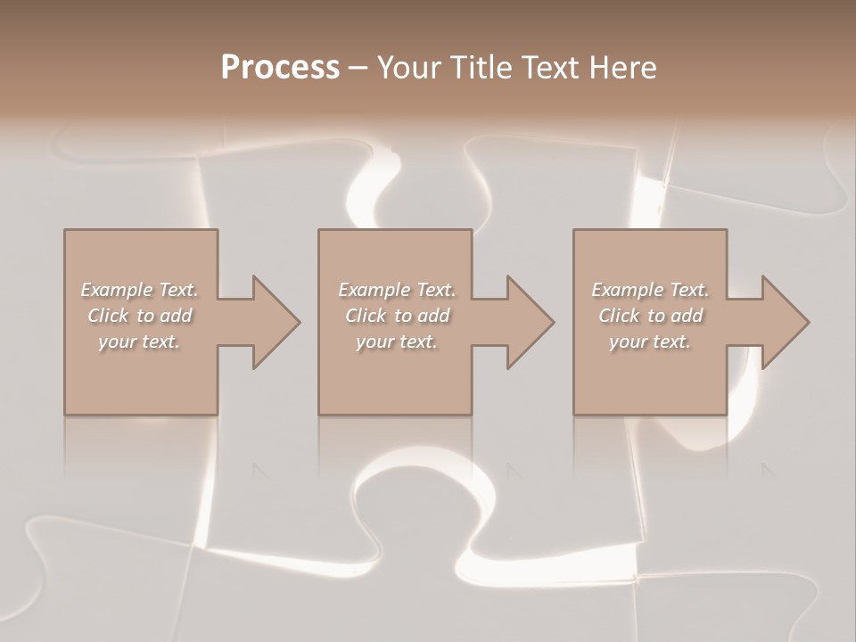 Cutout One Join PowerPoint Template