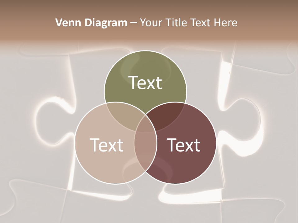 Cutout One Join PowerPoint Template