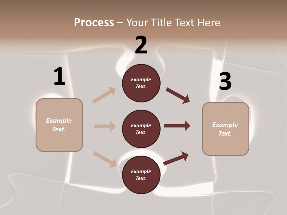 Cutout One Join PowerPoint Template