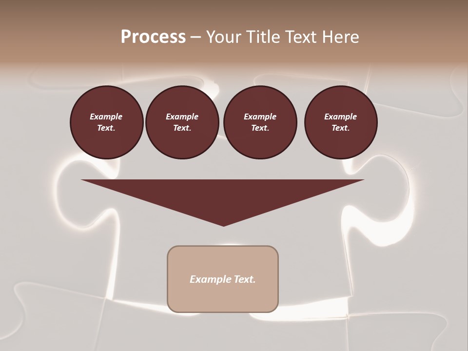 Cutout One Join PowerPoint Template