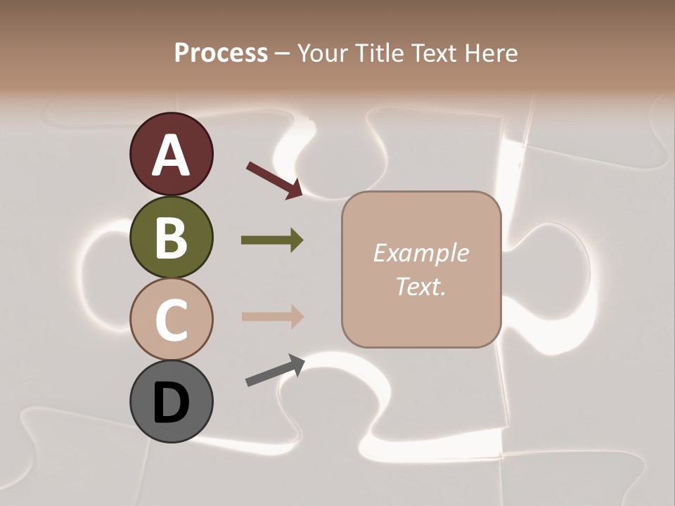 Cutout One Join PowerPoint Template