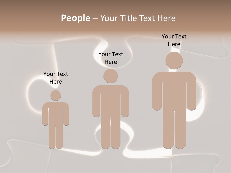 Cutout One Join PowerPoint Template