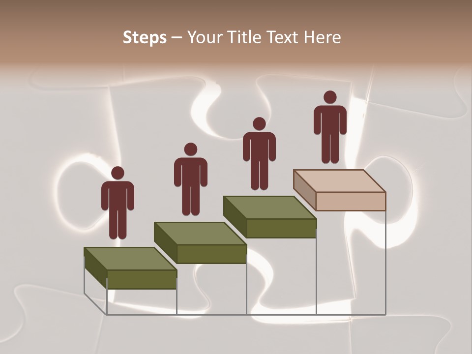 Cutout One Join PowerPoint Template