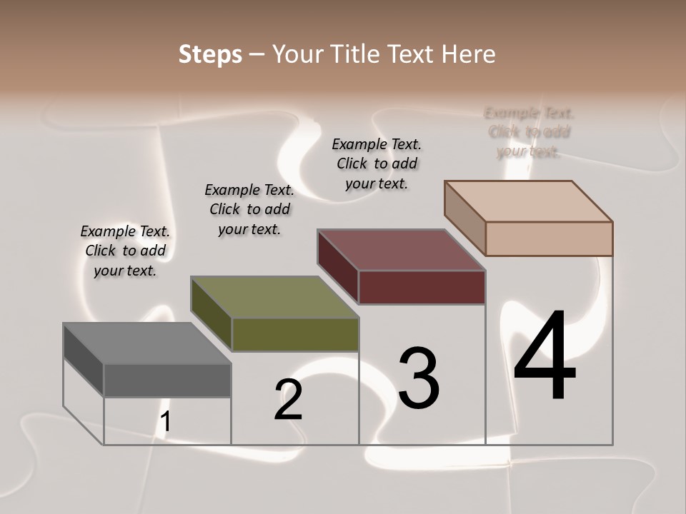 Cutout One Join PowerPoint Template