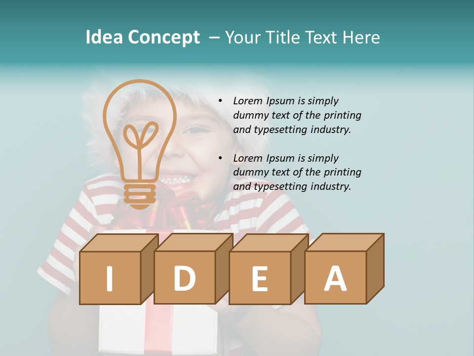 Joy Year Copy PowerPoint Template