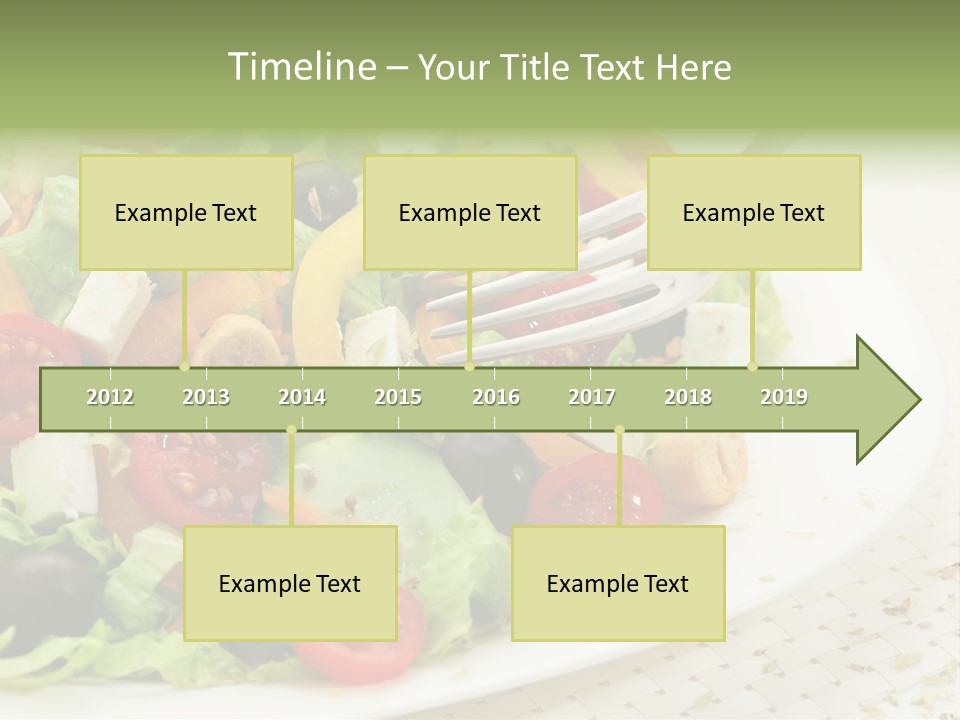 White Eating Lunch PowerPoint Template