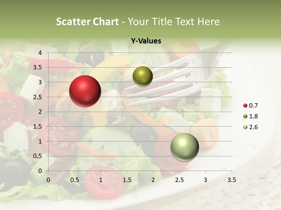 White Eating Lunch PowerPoint Template