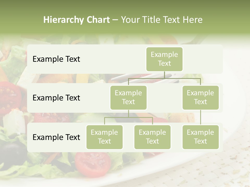 White Eating Lunch PowerPoint Template