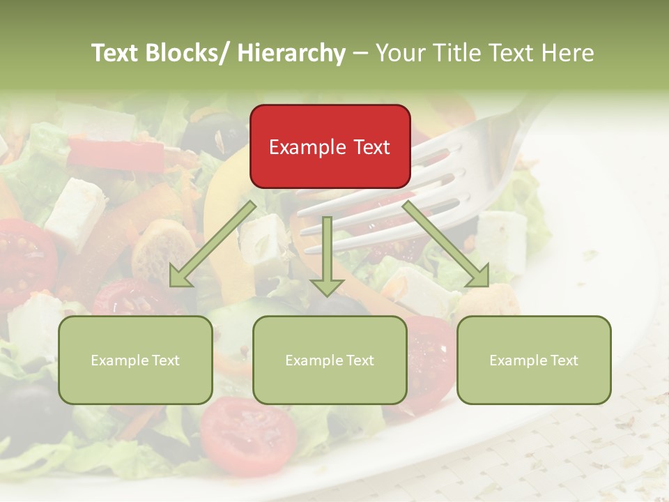 White Eating Lunch PowerPoint Template