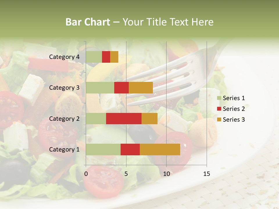 White Eating Lunch PowerPoint Template