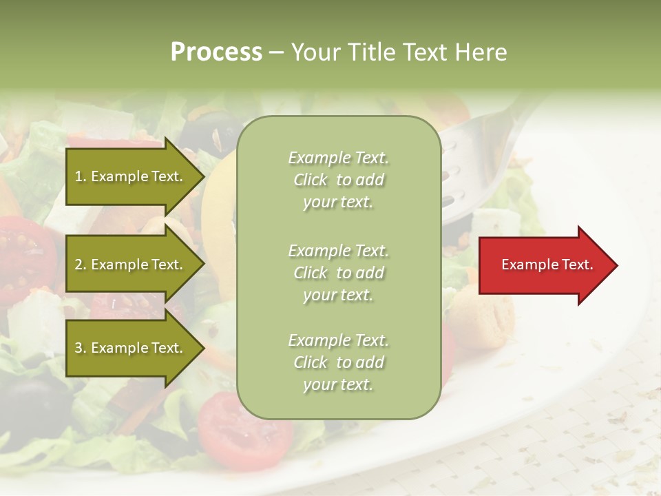 White Eating Lunch PowerPoint Template