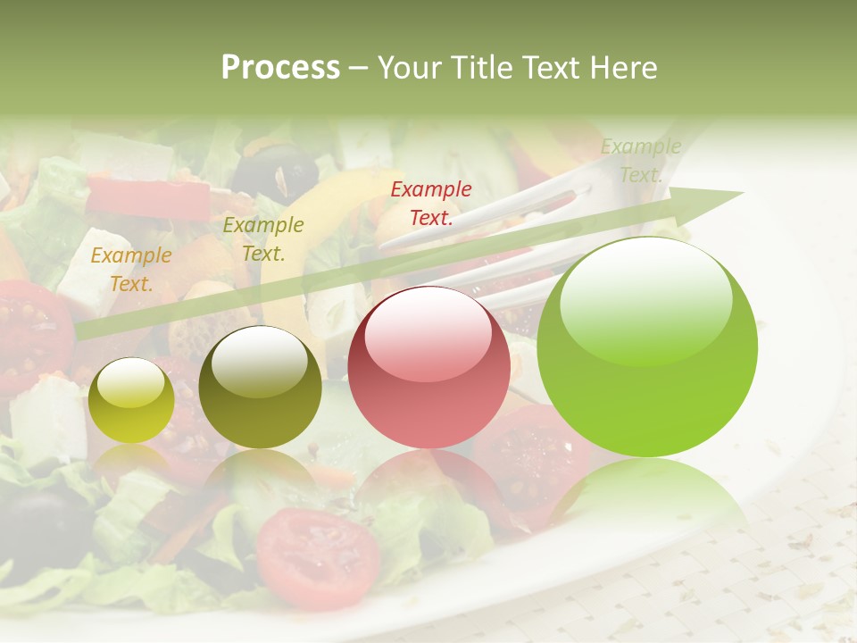 White Eating Lunch PowerPoint Template