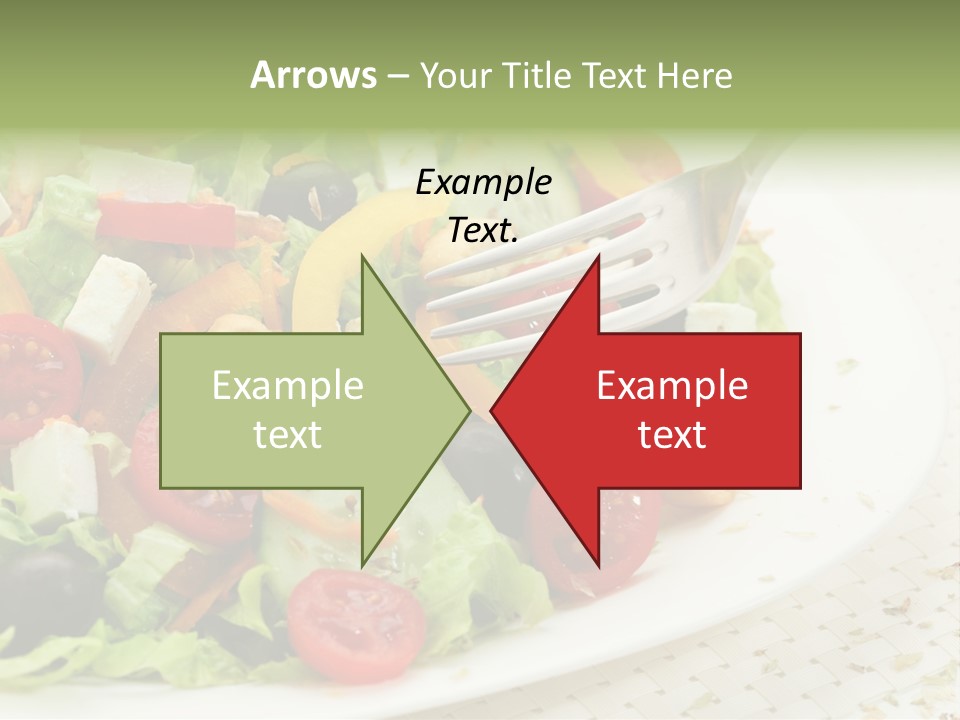 White Eating Lunch PowerPoint Template