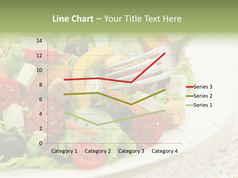 White Eating Lunch PowerPoint Template